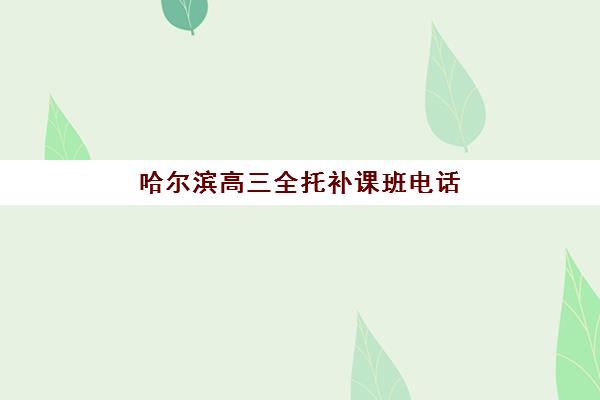 哈尔滨高三全托补课班电话2025年考试时间公布如何查询？最新权威联系方式与备考时间全攻略