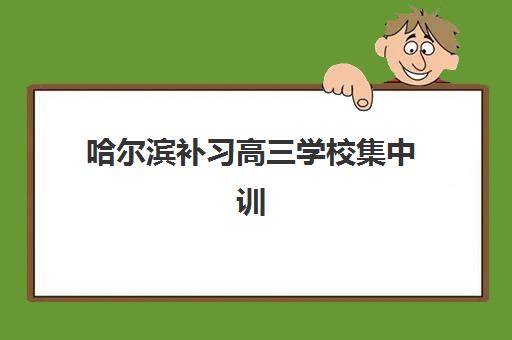 哈尔滨补习高三学校集中训练营在哪报名？2025年报名入口、机构选择指南与避坑全攻略