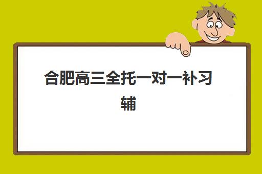 合肥高三全托一对一补习辅导机构排行榜有哪些？2025年最新前十强排名与科学择校全指南