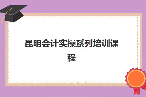 昆明会计实操系列培训课程集中训练营有哪些学校？2025年十大优质机构、课程特色与就业前景全解析