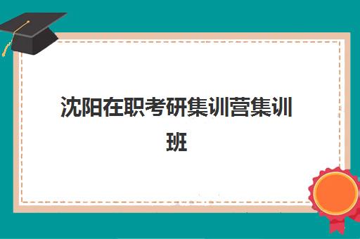 沈阳在职考研集训营集训班哪个好一点？2025年最新机构实力对比、选择标准与报班全流程指南